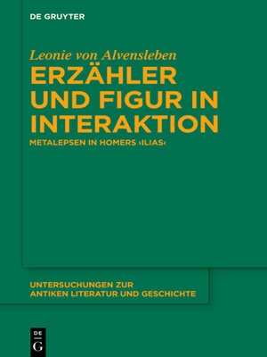 cover image of Erzähler und Figur in Interaktion